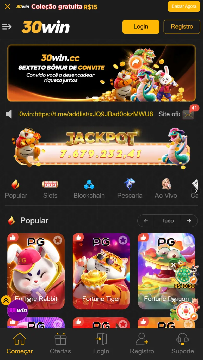 30win Conheça cassino ao vivo em reais Participe Grátis